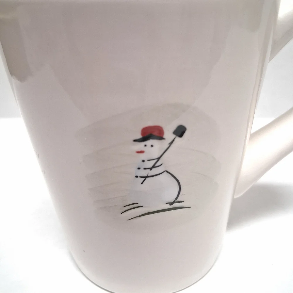 Williams Sonoma Snowman Coffer Mugs